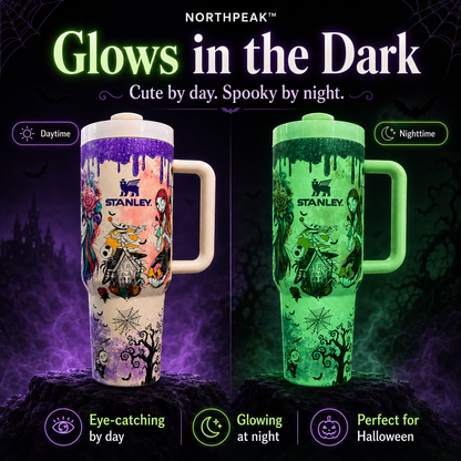 NorthpeakGear™ Sally x Jack Skellington 40 Oz Tumbler